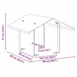 vidaXL Komínový kryt Strieborná 50 x 60 x 37 cm Nerezová oceľ – Obrázok 9