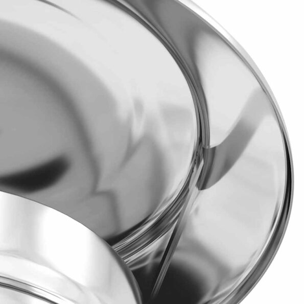 vidaXL Dážďový obal na komín Strieborná 20 x 20 x 18 cm Nerezová oceľ – Obrázok 6