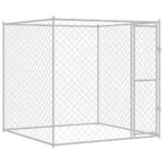 vidaXL Klietka pre psa 2 x 2 x 2 m Oceľ – Obrázok 2