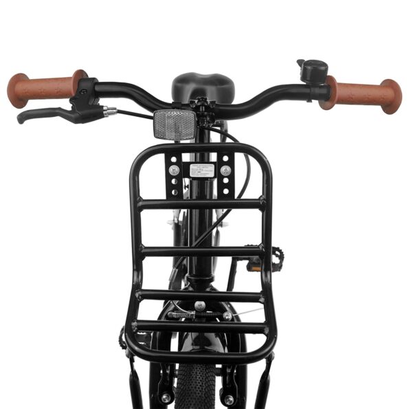 vidaXL Detské Kolo 20 Palcov pre vek 6-11 rokov Čierna – Obrázok 5