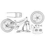 vidaXL Detské Kolo 20 Palcov pre vek 6-11 rokov Čierna – Obrázok 8