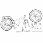 vidaXL Detské Kolo 20 Palcov pre vek 6-11 rokov Červená – Obrázok 8