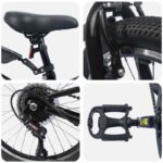 vidaXL Detské Kolo 24 Palcov 6-Speed pre 8-12 rokov Čierny – Obrázok 4