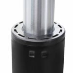 vidaXL Plynový valec kancelárskej stoličky Čierna 18,5 cm Železo – Obrázok 6