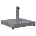 vidaXL Základňa pre slnečník Tmavošedý vzhľad dreva 45 x 45 x 31,5 cm – Obrázok 2
