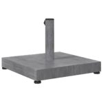 vidaXL Základňa pre slnečník Tmavošedý vzhľad dreva 45 x 45 x 31,5 cm – Obrázok 6