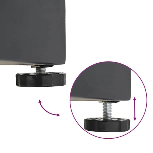 vidaXL Základy vonkajších dáždnikov Tmavo šedá 45 x 45 x 31.5 cm – Obrázok 11