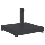 vidaXL Základy vonkajších dáždnikov Tmavo šedá 45 x 45 x 31.5 cm – Obrázok 2