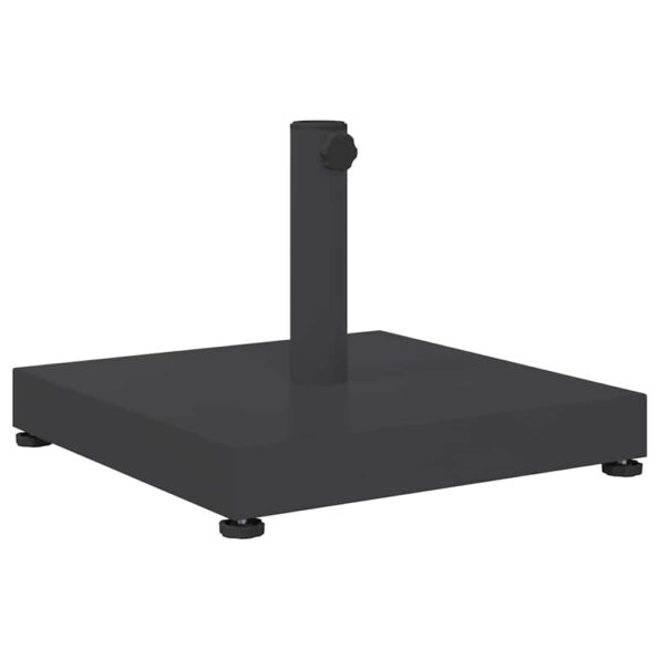 vidaXL Základy vonkajších dáždnikov Tmavo šedá 45 x 45 x 31.5 cm – Obrázok 2