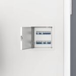 vidaXL Access Panel 2 pcs Biela 20 x 20 cm oceľ