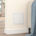 vidaXL Access Panel 2 pcs Biela 20 x 20 cm oceľ – Obrázok 3