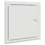 vidaXL Access Panel 2 pcs Biela 20 x 20 cm oceľ – Obrázok 4