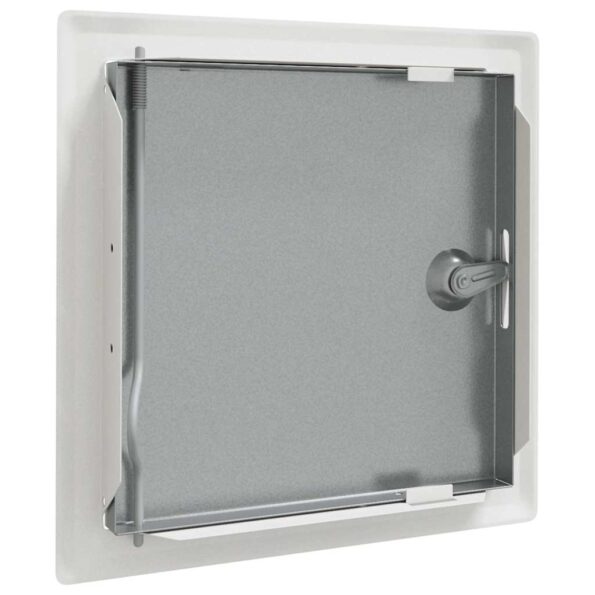 vidaXL Access Panel 2 pcs Biela 20 x 20 cm oceľ – Obrázok 7