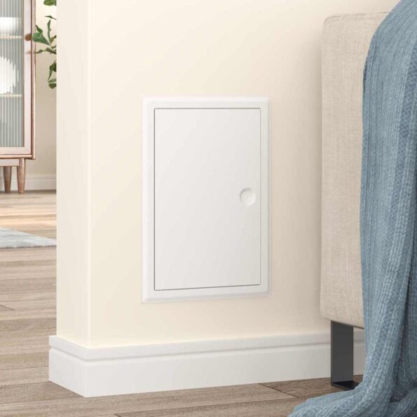 vidaXL Access Panel Biela 20 x 30 cm oceľ – Obrázok 3