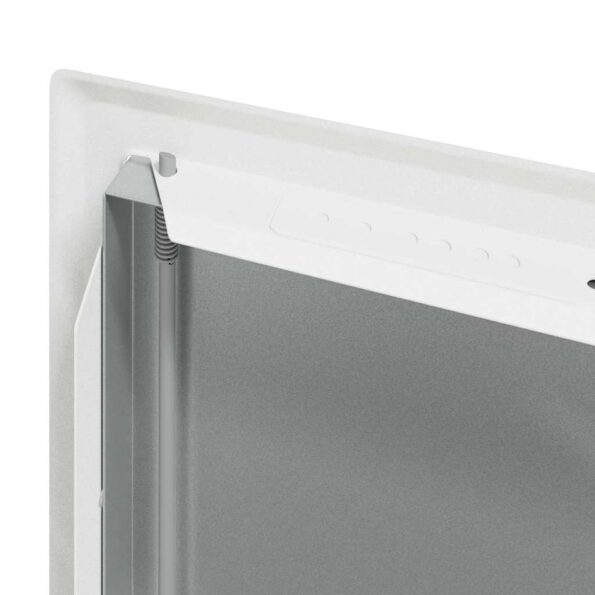 vidaXL Access Panel Biela 30 x 30 cm oceľ – Obrázok 8