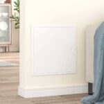 vidaXL Access Panel Biela 40 x 40 cm oceľ – Obrázok 3