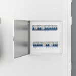 vidaXL Access Panel Biela 50 x 50 cm oceľ