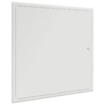 vidaXL Access Panel Biela 50 x 50 cm oceľ – Obrázok 4