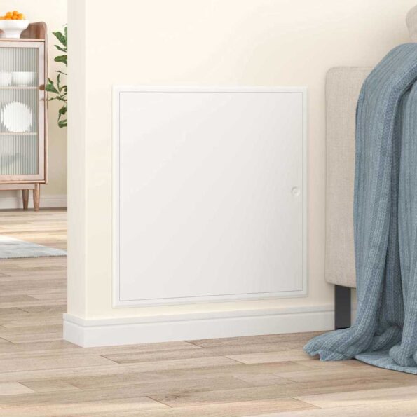 vidaXL Access Panel Biela 60 x 60 cm oceľ – Obrázok 3