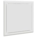 vidaXL Access Panel 2 pcs Biela 20 x 20 cm Oceľ – Obrázok 4