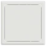 vidaXL Access Panel 2 pcs Biela 20 x 20 cm Oceľ – Obrázok 5