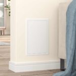 vidaXL Access Panel Biela 33 x 23 x 3 cm Oceľ – Obrázok 3