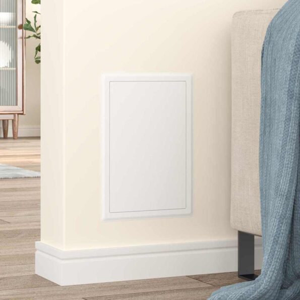 vidaXL Access Panel Biela 33 x 23 x 3 cm Oceľ – Obrázok 3