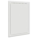vidaXL Access Panel Biela 33 x 23 x 3 cm Oceľ – Obrázok 4