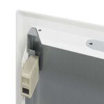 vidaXL Access Panel Biela 33 x 23 x 3 cm Oceľ – Obrázok 8