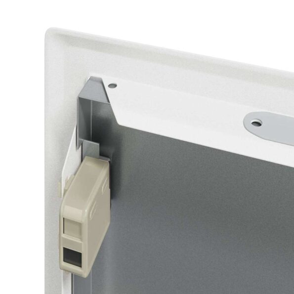 vidaXL Access Panel Biela 33 x 23 x 3 cm Oceľ – Obrázok 8