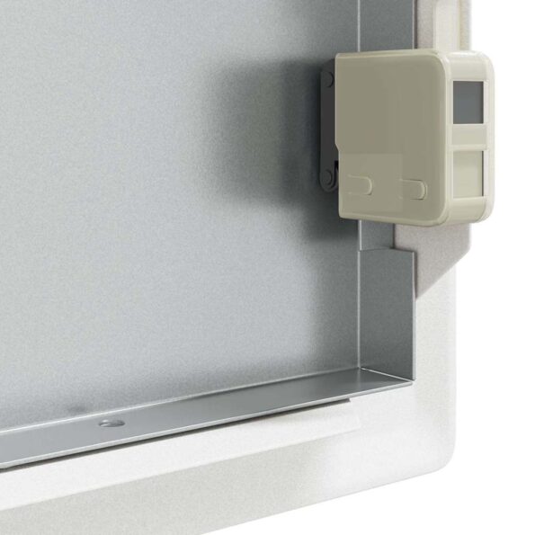 vidaXL Access Panel Biela 33 x 23 x 3 cm Oceľ – Obrázok 9
