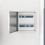 vidaXL Access Panel Biela 30 x 30 cm Oceľ