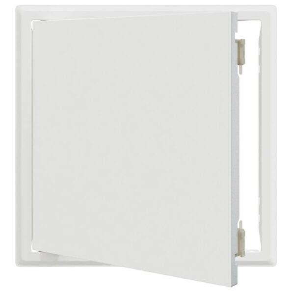 vidaXL Access Panel Biela 30 x 30 cm Oceľ – Obrázok 2
