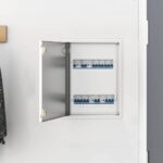vidaXL Access Panel Biela 43,5 x 33 x 3 cm Oceľ