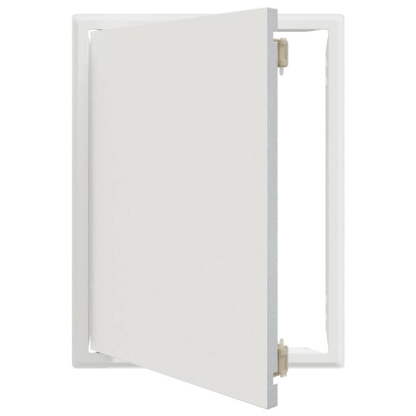 vidaXL Access Panel Biela 43,5 x 33 x 3 cm Oceľ – Obrázok 2