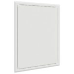vidaXL Access Panel Biela 43,5 x 33 x 3 cm Oceľ – Obrázok 4
