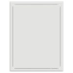vidaXL Access Panel Biela 43,5 x 33 x 3 cm Oceľ – Obrázok 5