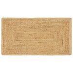 vidaXL Koberec Béžová 60 x 110 cm Juta
