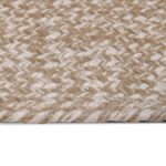vidaXL Kusové koberce Obdĺžnikový Prírodná a biela 80 x 150 cm Juta – Obrázok 3