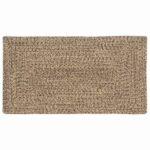 vidaXL Koberec Pletený kôš Prírodná a čierna 60 x 110 cm Juta