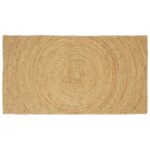 vidaXL Kusové koberce Obdĺžnikový Hnedá 80 x 150 cm Juta