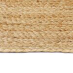 vidaXL Kusové koberce Obdĺžnikový Hnedá 80 x 150 cm Juta – Obrázok 6