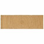 vidaXL Koberec Hnedá 80 x 250 cm Juta