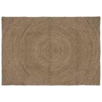 vidaXL Koberec Sivá 140 x 200 cm Juta