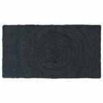 vidaXL Kusové koberce Obdĺžnikový Tmavo šedá 60 x 110 cm Juta