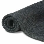vidaXL Kusové koberce Obdĺžnikový Tmavo šedá 60 x 110 cm Juta – Obrázok 3
