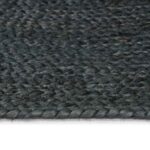 vidaXL Kusové koberce Obdĺžnikový Tmavo šedá 80 x 150 cm Juta – Obrázok 4
