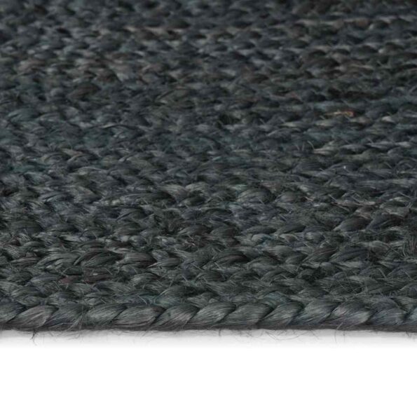 vidaXL Kusové koberce Obdĺžnikový Tmavo šedá 80 x 150 cm Juta – Obrázok 4
