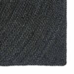 vidaXL Kusové koberce Obdĺžnikový Tmavo šedá 80 x 150 cm Juta – Obrázok 5
