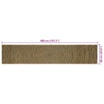 vidaXL Koberec Prírodná a čierna 60 x 400 cm Juta – Obrázok 9